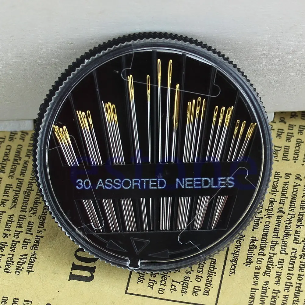 

High Quality 30PCS Assorted Hand Sewing Needles Embroidery Mending Craft Quilt Sew Case
