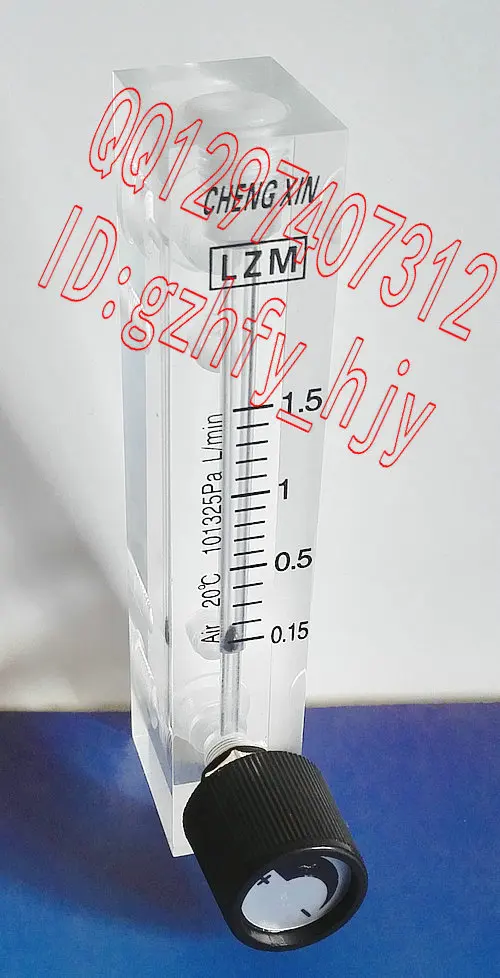 LZM-6T Регулируемая небольшая панель тип расходомера воздуха расходомер 0,3~ 3л/мин