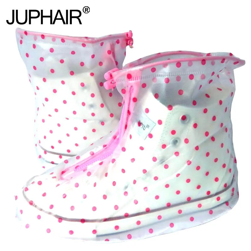 

JUP Reusable Waterproof Overshoes Shoe Covers Shoe Protector Men Women Rain Cover Shoes Accessories PVC Waterproof Shoes Cover