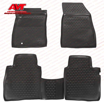 

Floor mats for Nissan Sentra 2014- 4 pcs rubber rugs non slip rubber interior car styling accessories
