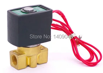 

PU-02 leaded type 2 way direct acting NC brass G1/8" bsp hot water.oil solenoid valve FKM Seal orifice 2mm