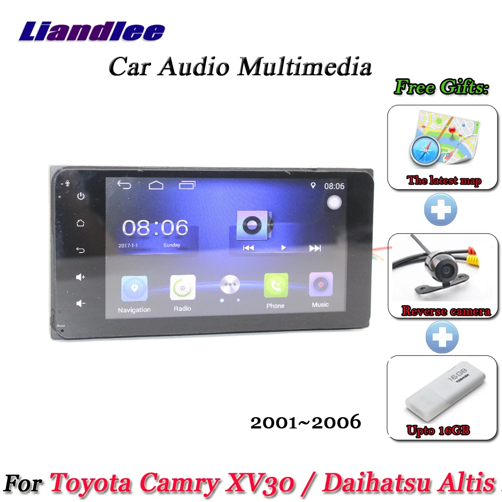 Top Liandlee Car Android System For Toyota Camry XV30 / For Daihatsu Altis 2001~2006 Radio Stereo GPS Navi MAP Navigation Multimedia 1 Top Liandlee Car Android System For Toyota Camry XV30 / For Daihatsu Altis 2001~2006 Radio Stereo GPS Navi MAP Navigation Multimedia 1