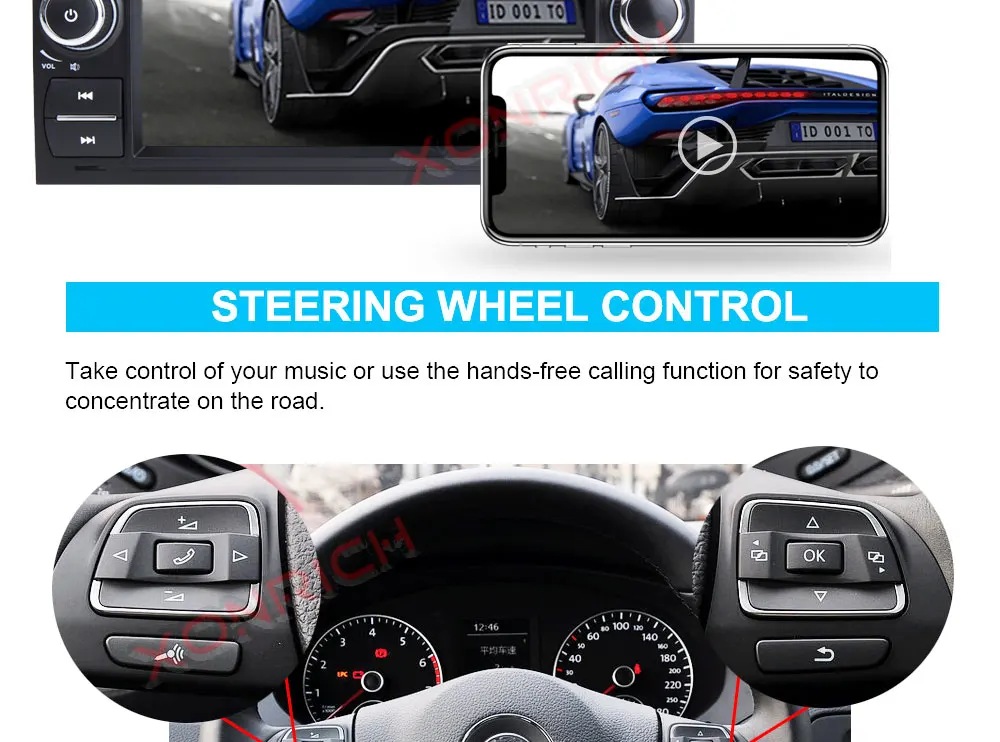 Best Autoradio Double Din Android Car DVD GPS Player for FORD Focus II C-Max S-Max Galaxy Fusion Transit Multimedia Stereo Navi DSP 15