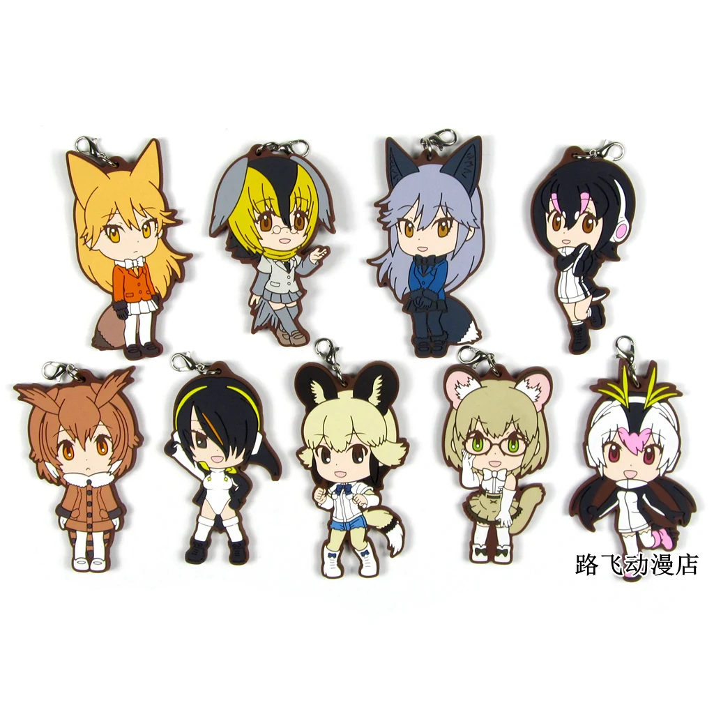 

Kemono Friends Royal Penguin Aptenodytes Forsteri Anime Model Action Figure Mobile Phone Schoolbag Rubber Keychain Pendant 6cm