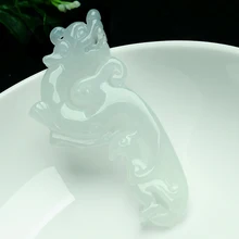 Натуральный дом жадеита нефритовый кулон Бирма гулун лонгфэн цветок нефритовый кулон с настоящим сертификатом