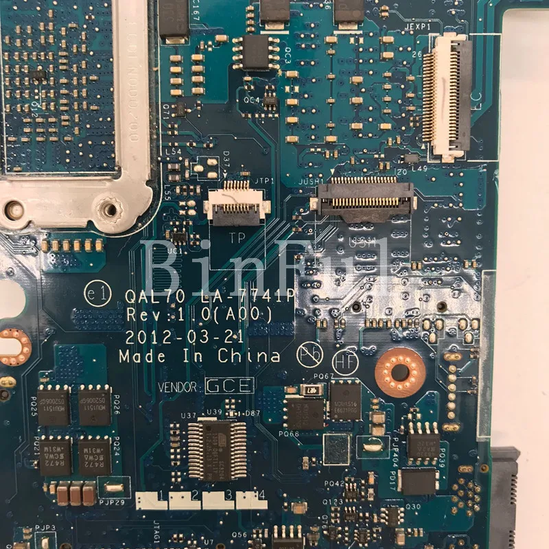 Материнская плата для ноутбука Latitude E6330 с процессором SR0MY материнская 02790Y 2790Y QAL70