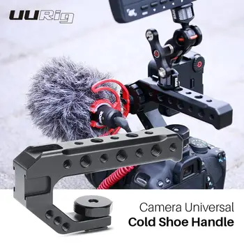 

UURig Camera Universal Cold Shoe Handle Grip External Monitor Microphone Fill Light for DSLR Nikon Canon Sony Playstation 4