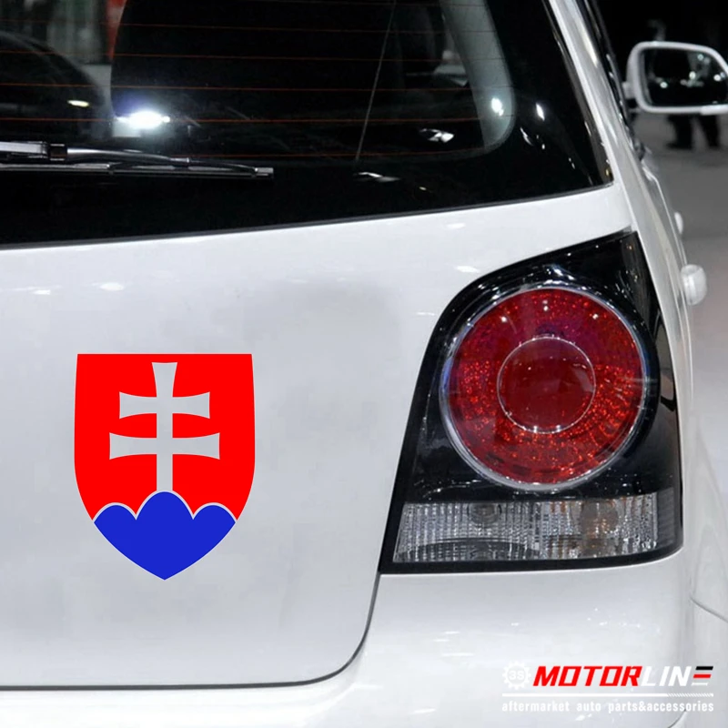 

Slovakia Coat of arms Decal Sticker Car Vinyl pick size no bkgrd