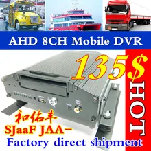 8 road vehicle hard disk video recorder ship / bus monitor host mobile dvr factory 8ch mdvr ahd hdd traffic monitoring host