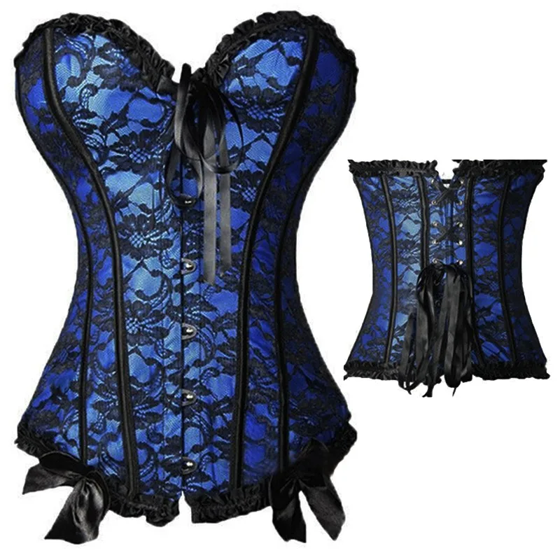 Waist Cincher Corsets Sexy Lingerie Steampunk Corset Overbust Bustier