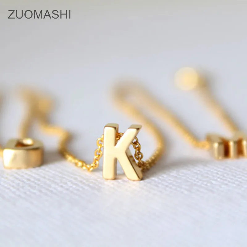 

Tiny gold initial necklace gold letter necklace initials name necklaces pendant for women girls .best birthday gift