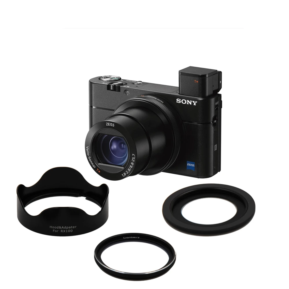 Кольцо-адаптер для фильтра капюшон для sony черная карта RX100 M1 M2 M3 M4 M5 камера