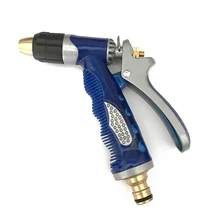Высококачественная Регулируемая Медь+ насадки из алюминиевого сплава высокого давления садовый водяной пистолет для поливный шланг пистолет-распылитель для автомобиля стирка, Кле