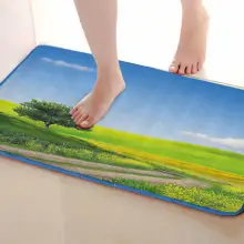 Natural Style Bathroom Mat,Funny Anti Skid Bath Mat,Shower Curtains Accessories,Matching Your Shower Curtain