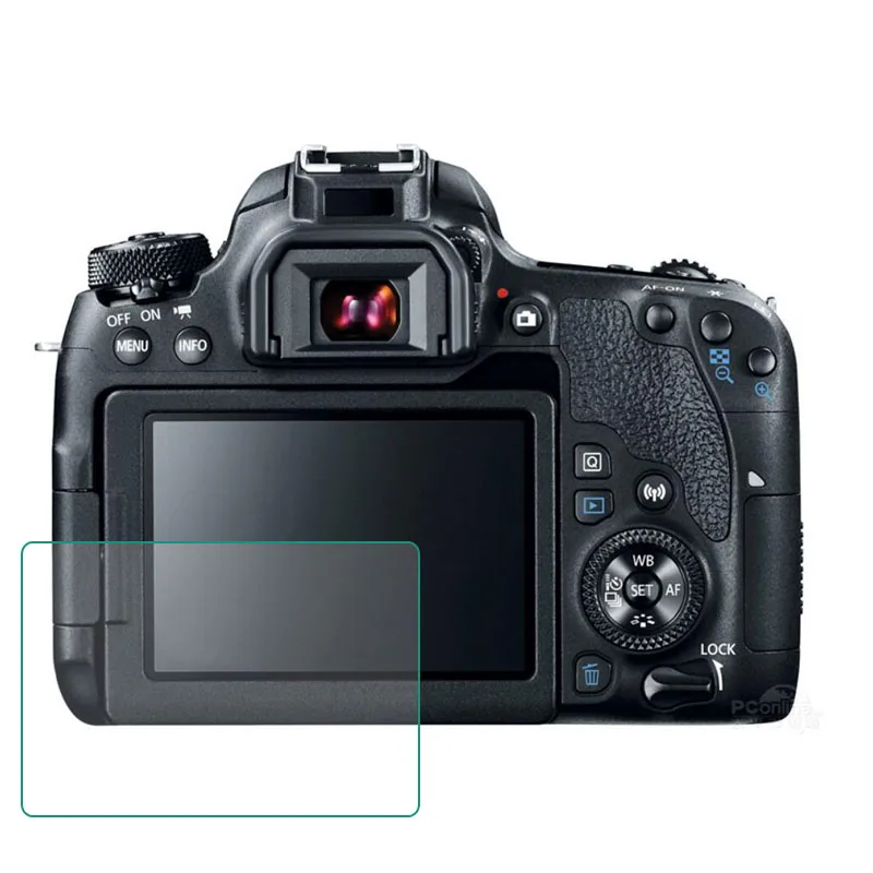Закаленное защитное стекло для ЖК экрана Canon EOS 650D 70D 700D 750D 760D 77D 80D 800D 90D Rebel T4i T5i T6i