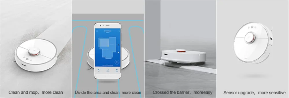 Xiaomi Mi Roborock S50 S51 робот-пылесос 2 для дома автоматическая машина для уборки пыли стерилизовать Smart планировка мытья моющей шваброй Новый