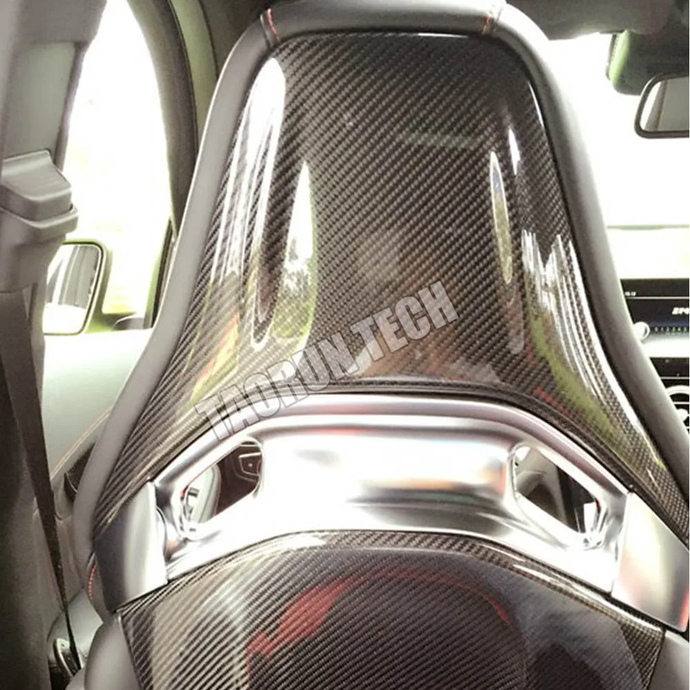 W205 C63 внутренняя декоративная накладка на заднее сиденье из углеродного волокна для Mercedes-Benz W205 C63 AMG