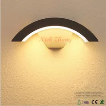 8 Вт настенный светильник светодиодный водонепроницаемый садовый светильник IP65 Уличный настенный светильник Настенный монтаж двор 8 Вт Светодиодный свет AC85-265V