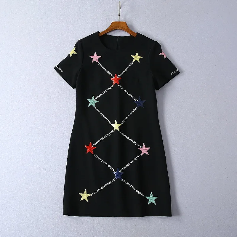 

YBH04945 High quality New Fashion Women 2019 spring Dress Luxury famous European Design party style dress