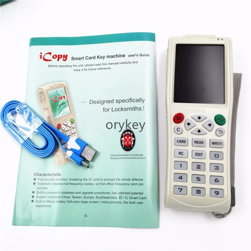 Ручной RFID IC копировальный аппарат iCopy 3 с полной функцией декодирования смарт