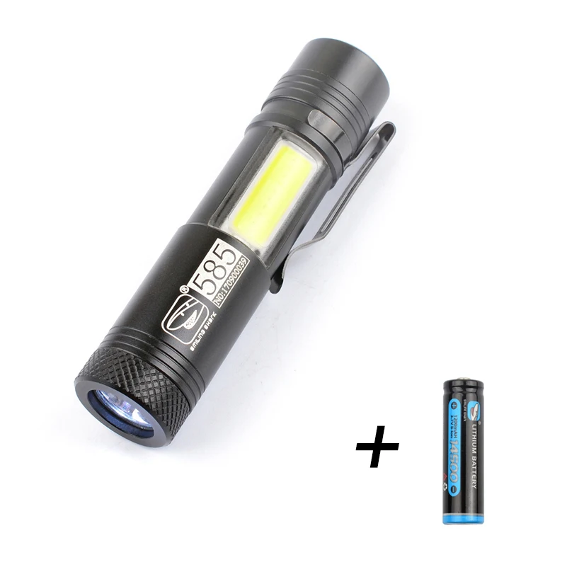 Mini Flashlight High Lumen CREE Q5 4 Modes Zoomable LED Flashlight Torch Super Bright for