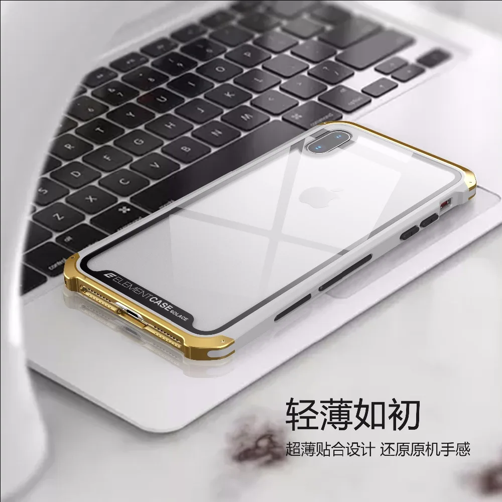 

transparent Glass Case For iPhone XR XS MAX Funda Case Frame Bumper Cover For iPhoneXS MAX XR Case Metal Aluminum Coque Cases