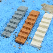 Mini aménagement paysager décoratif du monde, mini escalier de chemin incurvé artificiel, accessoires de bricolage, cadeau artisanal, livraison gratuite