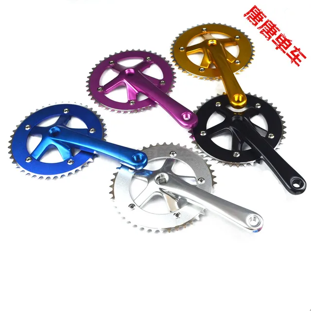 Cycling Fixed gear chain wheel crankset track cycling folding bicycle