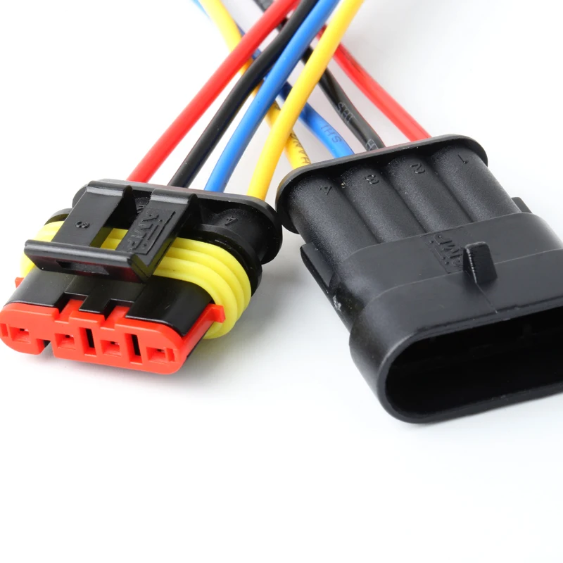 5 комплектов 2 Pin AMP 1 разъемы DJ7021 1.5 Водонепроницаемый Электрический провод разъем