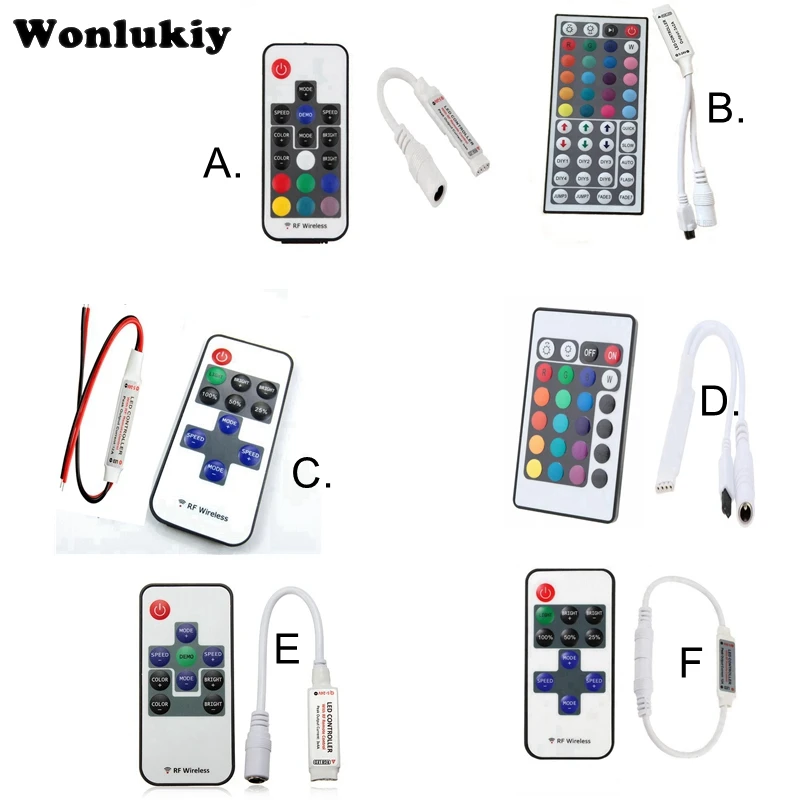 Wonlukiy 12В 24В Мини 10key 11key 17key 24key 44key RF беспроводной пульт дистанционного управления