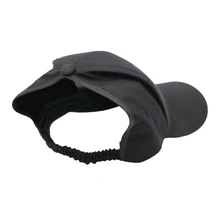 Женская модная Регулируемая широкая уличная пляжная Повседневная Солнцезащитная бейсбольная шляпа Легкая летняя спортивная конский хвост Универсальная