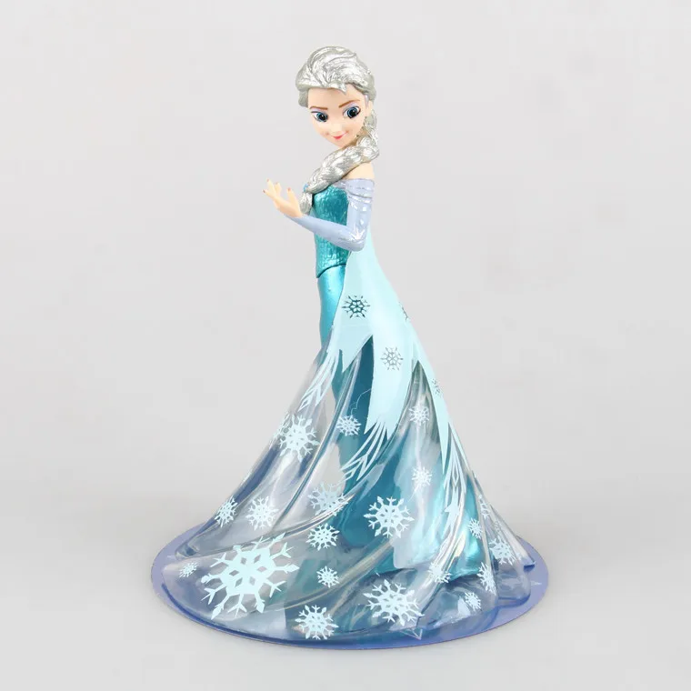 Disney frozen 14.5cm Queen Elsa Anna action figure Model Anime Doll Decoration PVC Collection Figurine Toys model for children