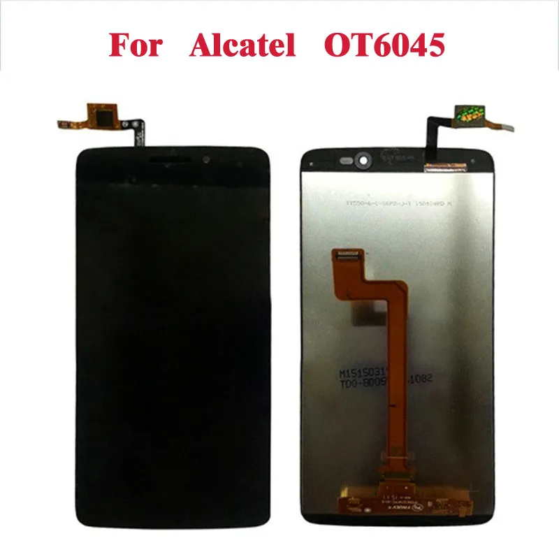 

Black LCD Display For Alcatel One Touch Idol 3 5.5" OT6045 6045 6045Y 6045F+Touch Screen Digitizer Panel Assembly Replacement