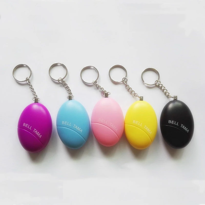 

Self Defense Alarm 110dB Egg Shape Girl Women Security Protect Alert Personal Safety Scream Loud Keychain Emergency Alarm