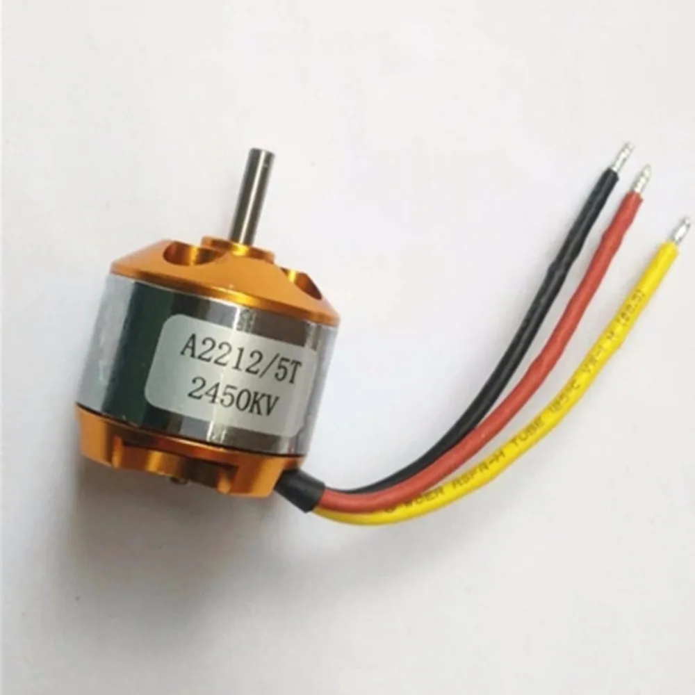 1 Piece A2212 930KV 1000KV 1400KV 2200KV 2450KV Brushless Motor for RC Quad rotor Multicopter Aircraft