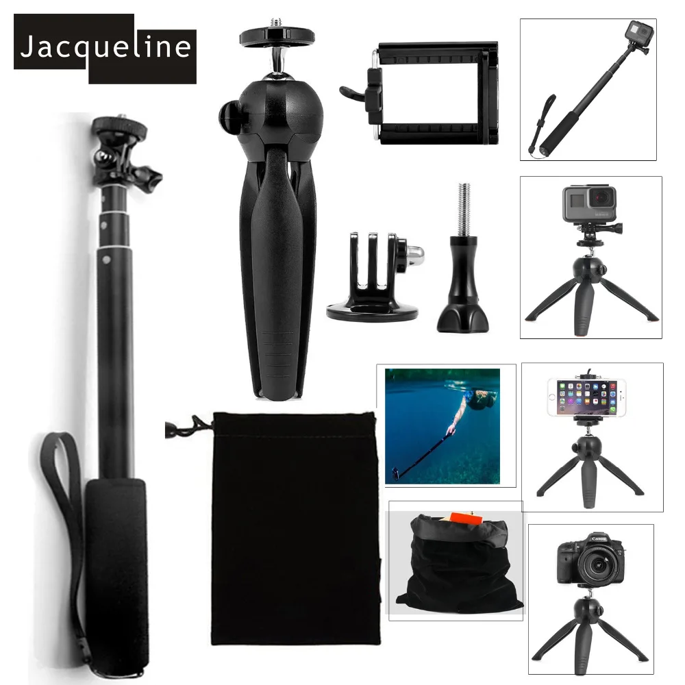 

Jacqueline for Selfie Stick Pole Tripod Mount for Gopro hero HD 6 5 4 3+ 3 SJCAM/Cellphone for yi for EKEN/DSLR SLR
