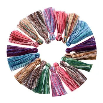 

50pcs/lot 3cm Mini cotton Tassels Small Tassels for boho jewelry making Supplies bracelet necklace Findings&Components material