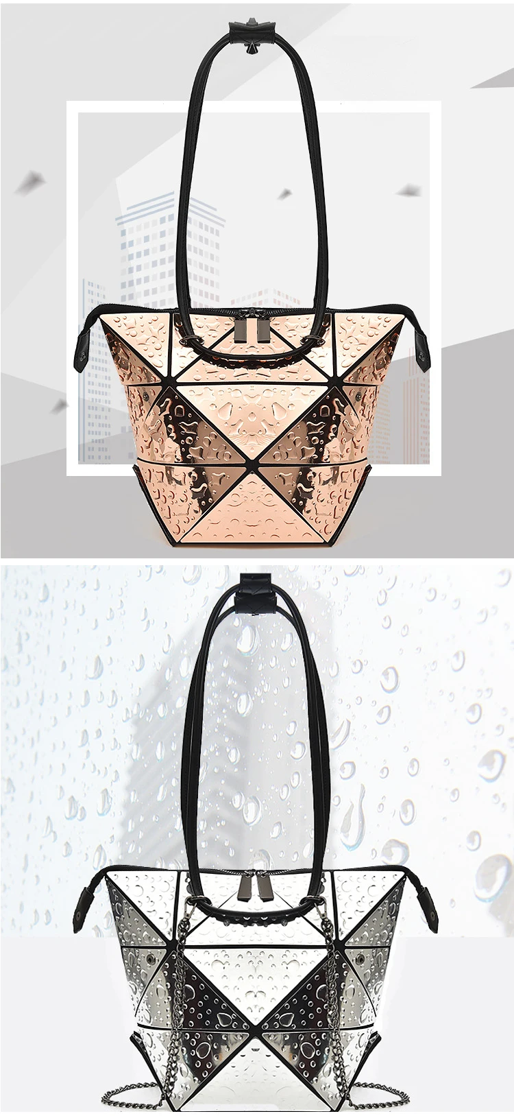 Роскошные женские дизайнерские светящиеся складные сумки с бриллиантами, геометрические Ромбы, модная сумка на плечо, женская сумка через плечо