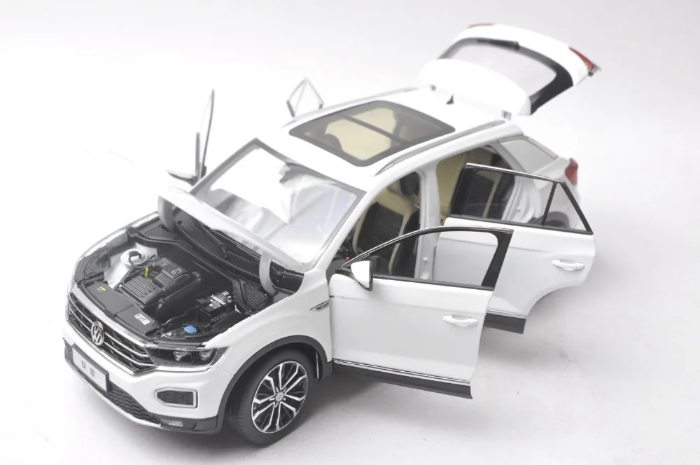 1:18 литая модель для Volkswagen VW T-ROC белый внедорожник игрушечный автомобиль миниатюрный коллекционный подарок TROC T Roc