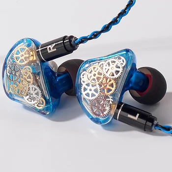

TONEKING TS5 4BA+1DD DIY Colorful Gear Custom Made DIY Hybrid Around Ear Hifi Music DJ Monitor DJ Earphone With MMCX Cable