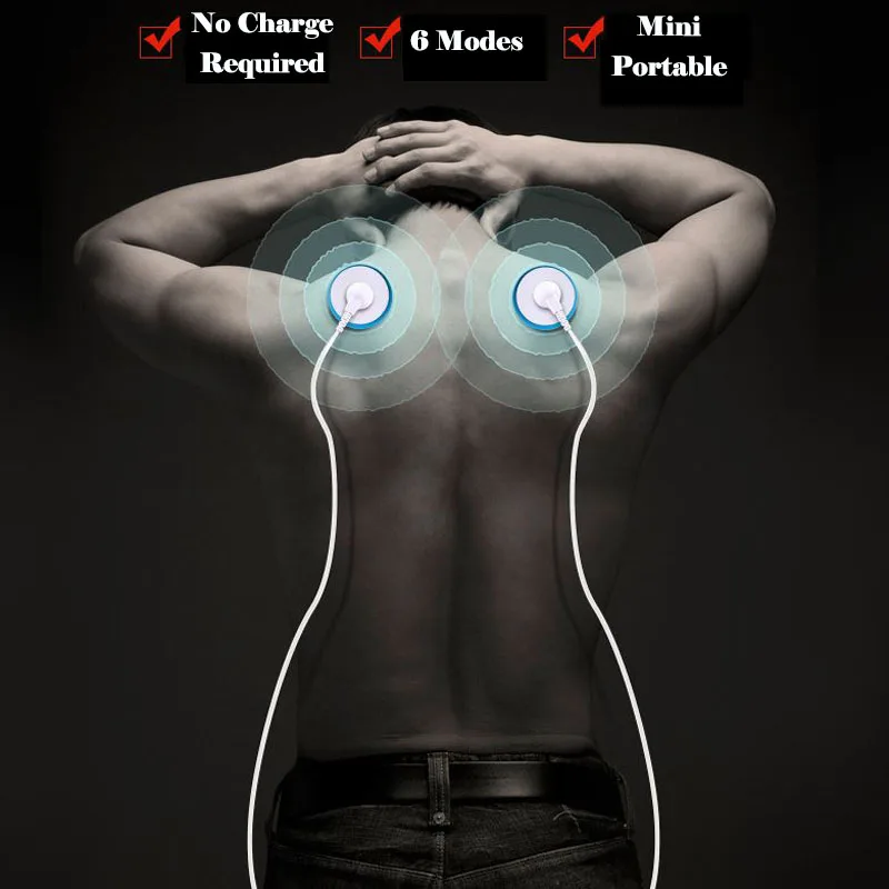 

Electronic Pulse Neck Massager Electric 6-in-1 Stimulator Acupuncture Guasha Cupping Simulated Massage for Back Muscle NEWLY