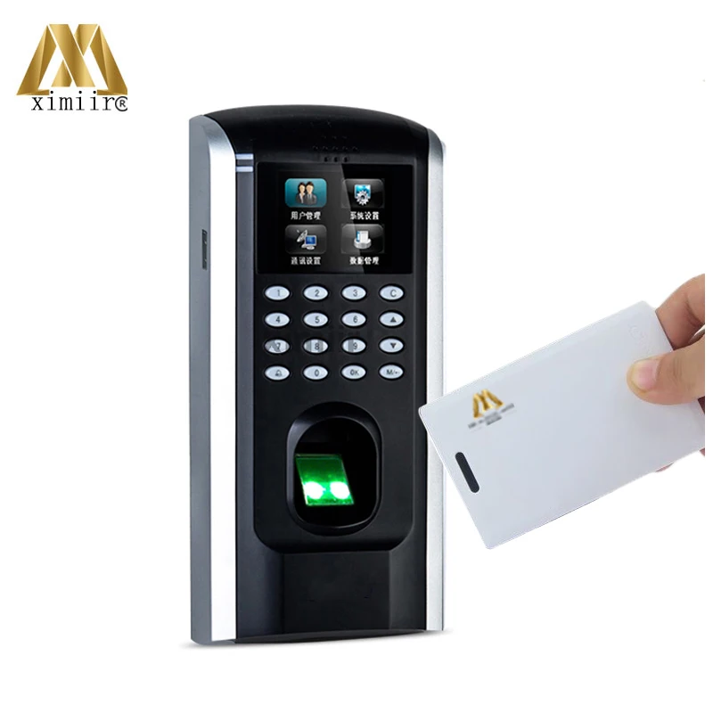 

Free Shipping SF200 Color Screen 1500 Capacity Fingerprint Access Control With IC Card Reader