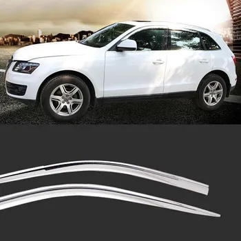 

1 Set Brand New Chrome Side Vent Sun Shade Window Visors Rain Guard Deflectors For Audi Q5