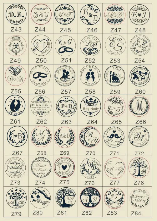 customize Wax Seal Stamp logo Personalized image custom sealing wax sealing stamp wedding Invitatio