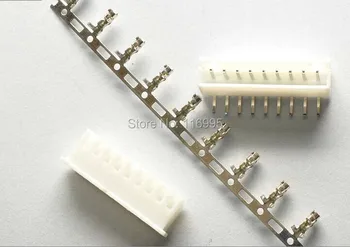 

Free shipping 50sets XH 9Pin (Curved needlet+shell+terminal) Xh2.54mm plug curved needle terminal/Right Angle 90