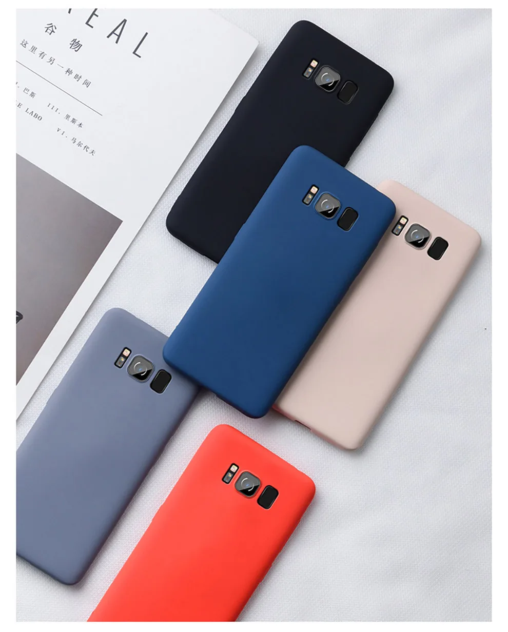 

Silicone Case For Samsung A30 A50 A70 Note 8 9 Liquid Phone Case For Samsung S10 Plus S9 S8 Plus S10E Soft Shell Cover