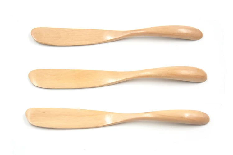 Нож для сыра из натурального дерева, Новое поступление, деревянный шпатель для масла, зеленый и экологичный нож для масла