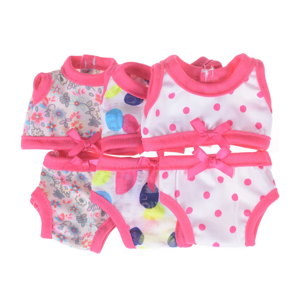 

2Pcs/Set Swimsuit 18Inch Doll Girl Gift Doll Clothes Fit 43cm Doll Underwear Bathing Water Suit Children Best Gift