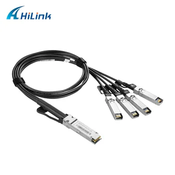 

Hilinktech 40G QSFP Cable QSFP-4SFP10G-CU1M DAC Copper Direct Attach Cable 1M