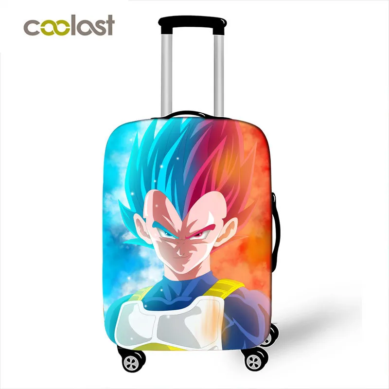 Чехол для багажа Dragon Ball 18-32 дюймов дорожная сумка CoverElastic Saiyan Goku Vegeta дорожные аксессуары для чемодана защитный чехол - Цвет: XT QLZ25